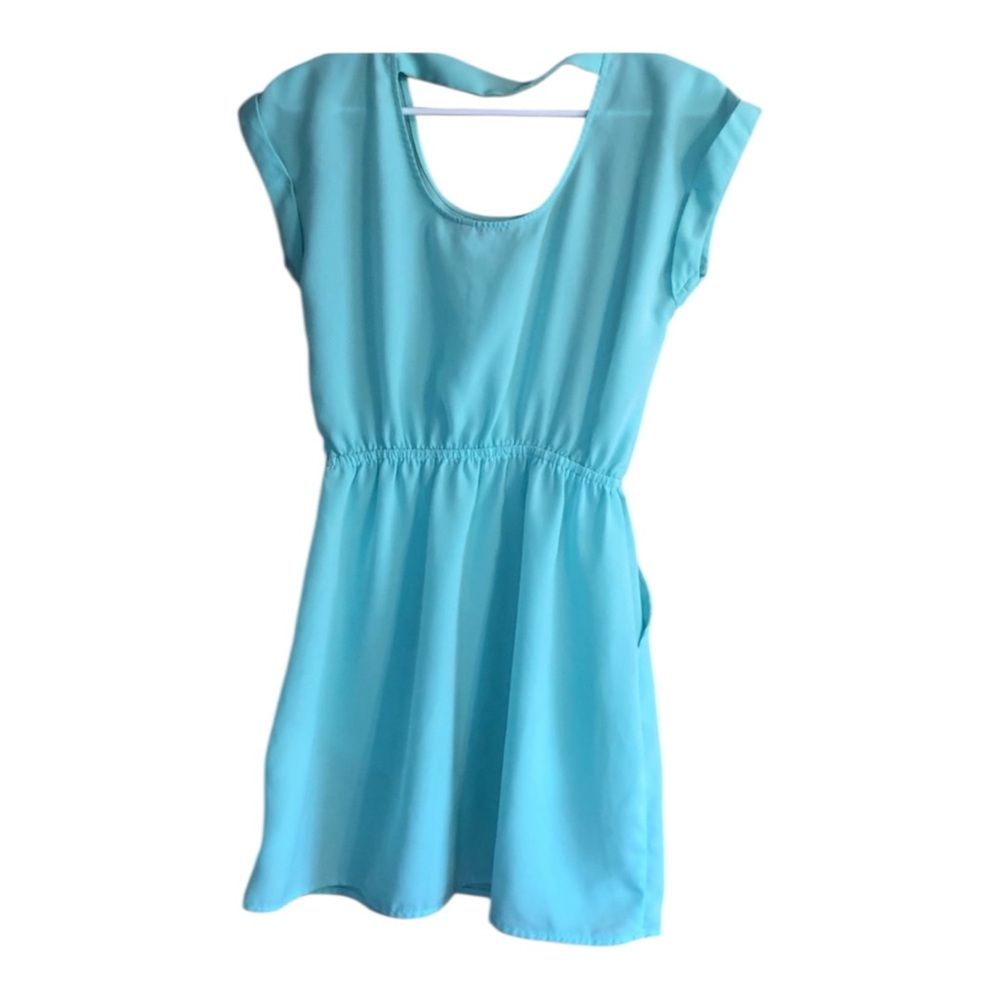 Mint Green Short Sleeve Dress